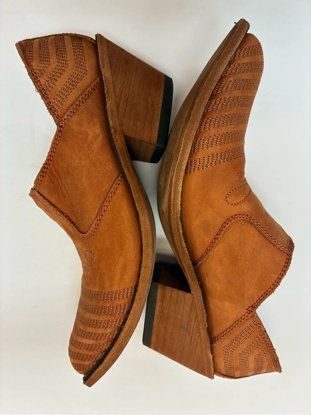 LIBERTY Black Genuine Leather booties 8.5